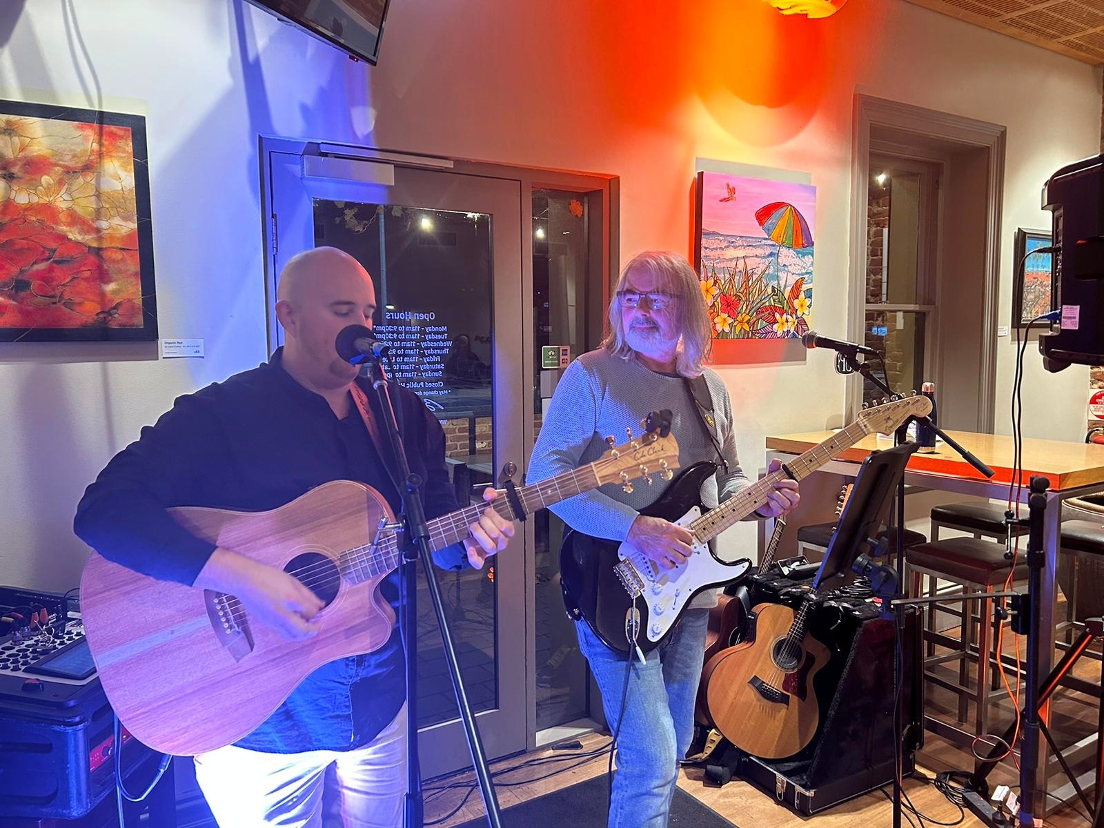 Aden and Simon, musical duo in Adelaide