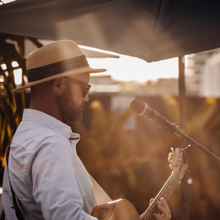 Luke Melhop, singer in Brisbane