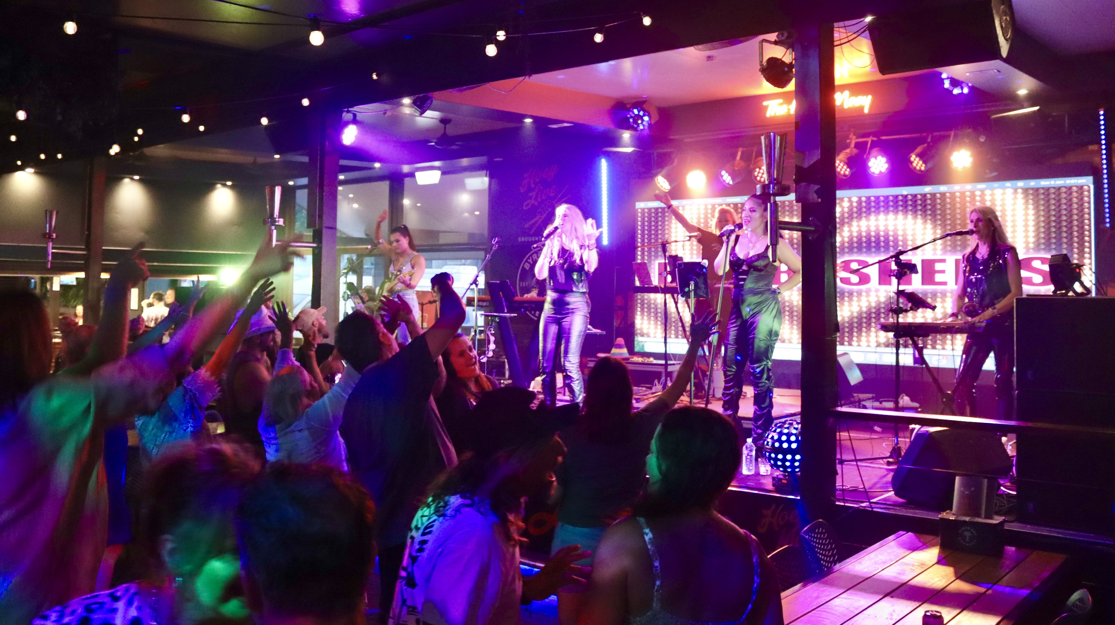 Bombshells, cover band in Brisbane