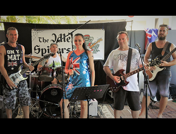 The Idle Spiders, cover band in Brisbane, photo 2