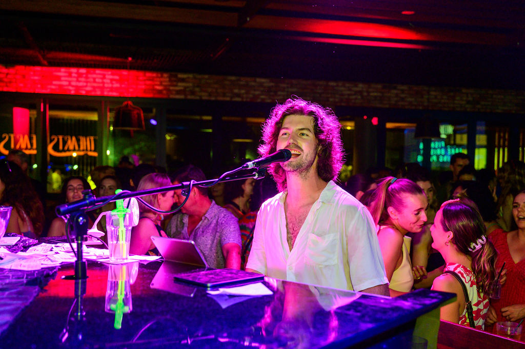 Jake Bristow, pianist and singer solo in Brisbane