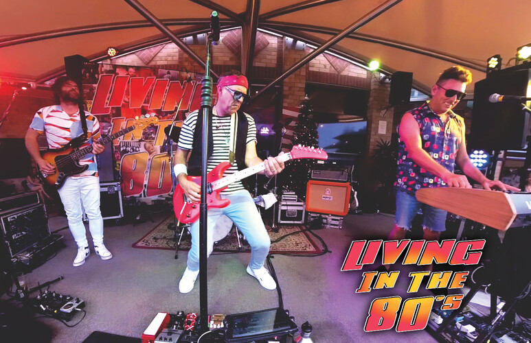 Living In The 70s / Living In The 80s, cover band in Byron Bay, photo 2
