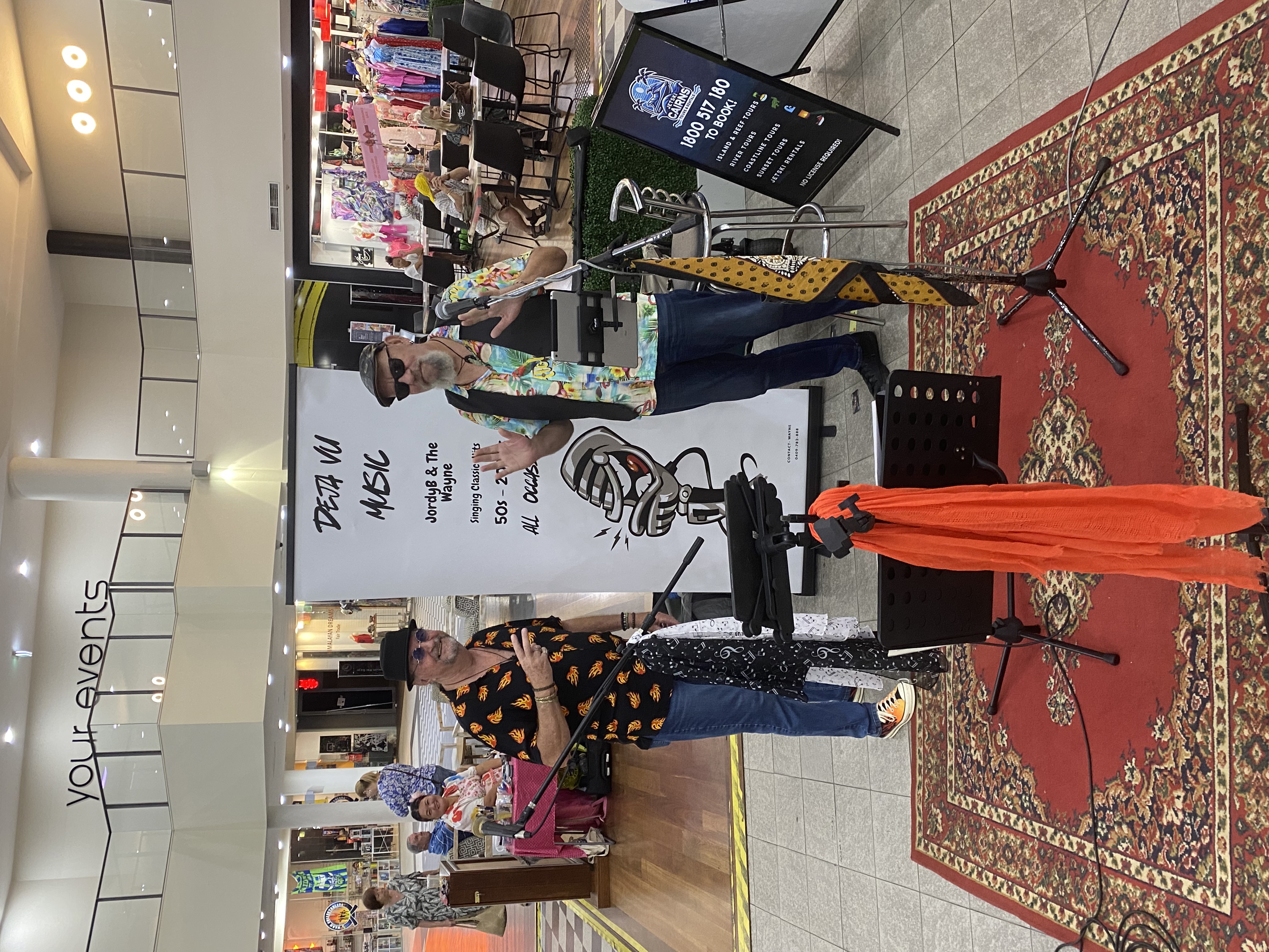Jordy B & The Wayne. Deja Vu Music, musical duo in Cairns, photo 2