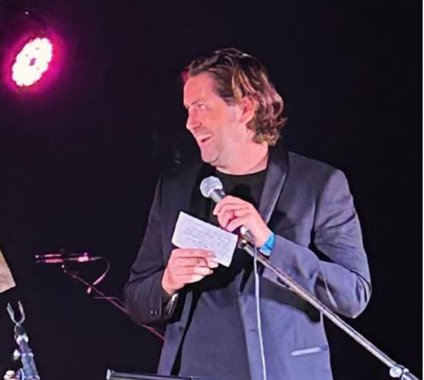Leo McBride, mc-master of ceremonies in Central Coast