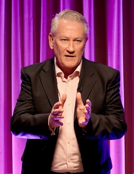 Reg, keynote speaker in Melbourne