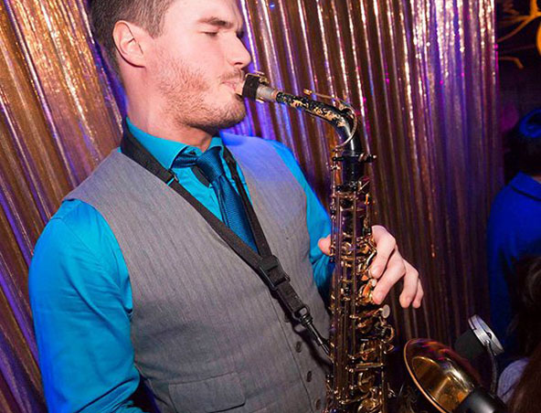 Rob, saxophone player in Melbourne