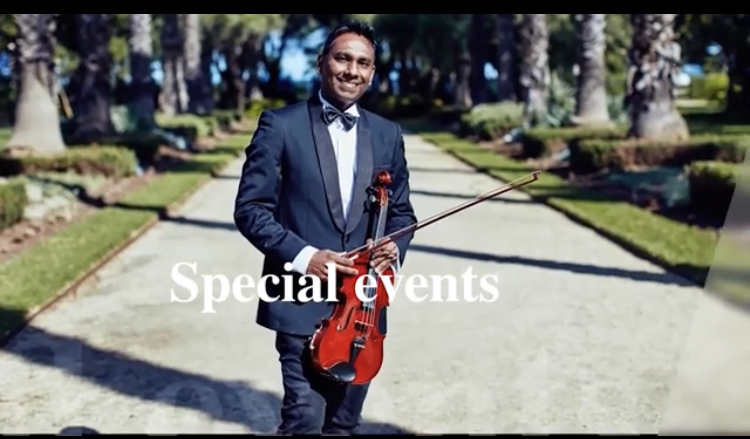 Rasika Hewage, violinist in Melbourne