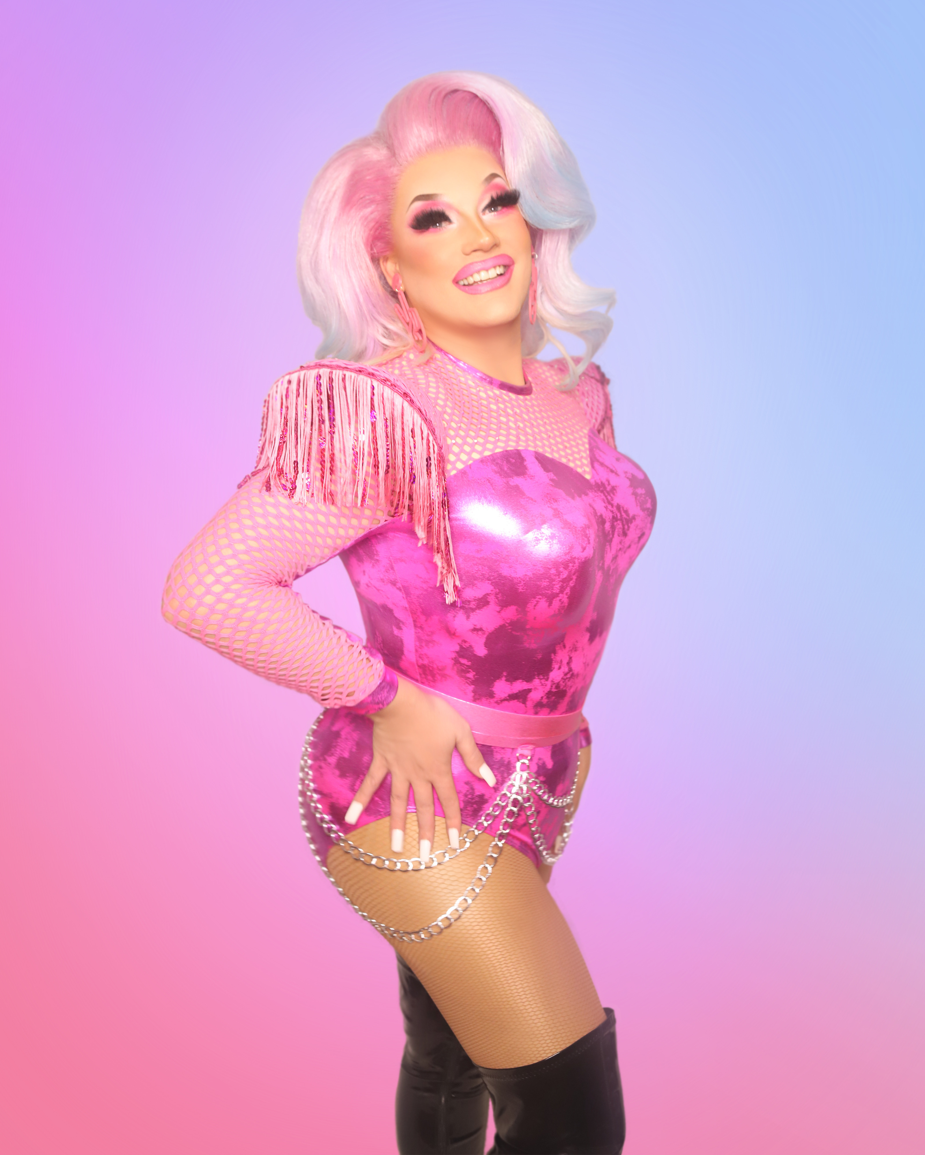 Kandii Rhinestone, drag in Newcastle