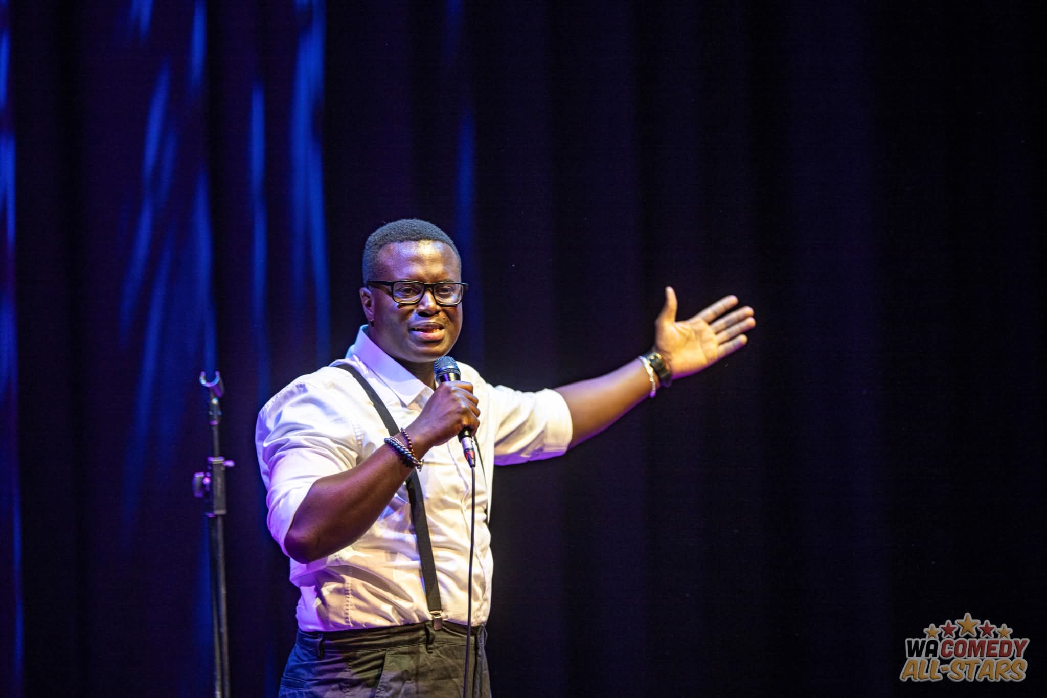 Thabo Tshuma, comedian in Perth