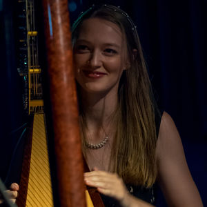 Eliza Bourgault du Coudray, harp player in Perth, photo 2
