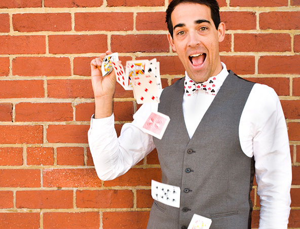 Dale, magician in Perth