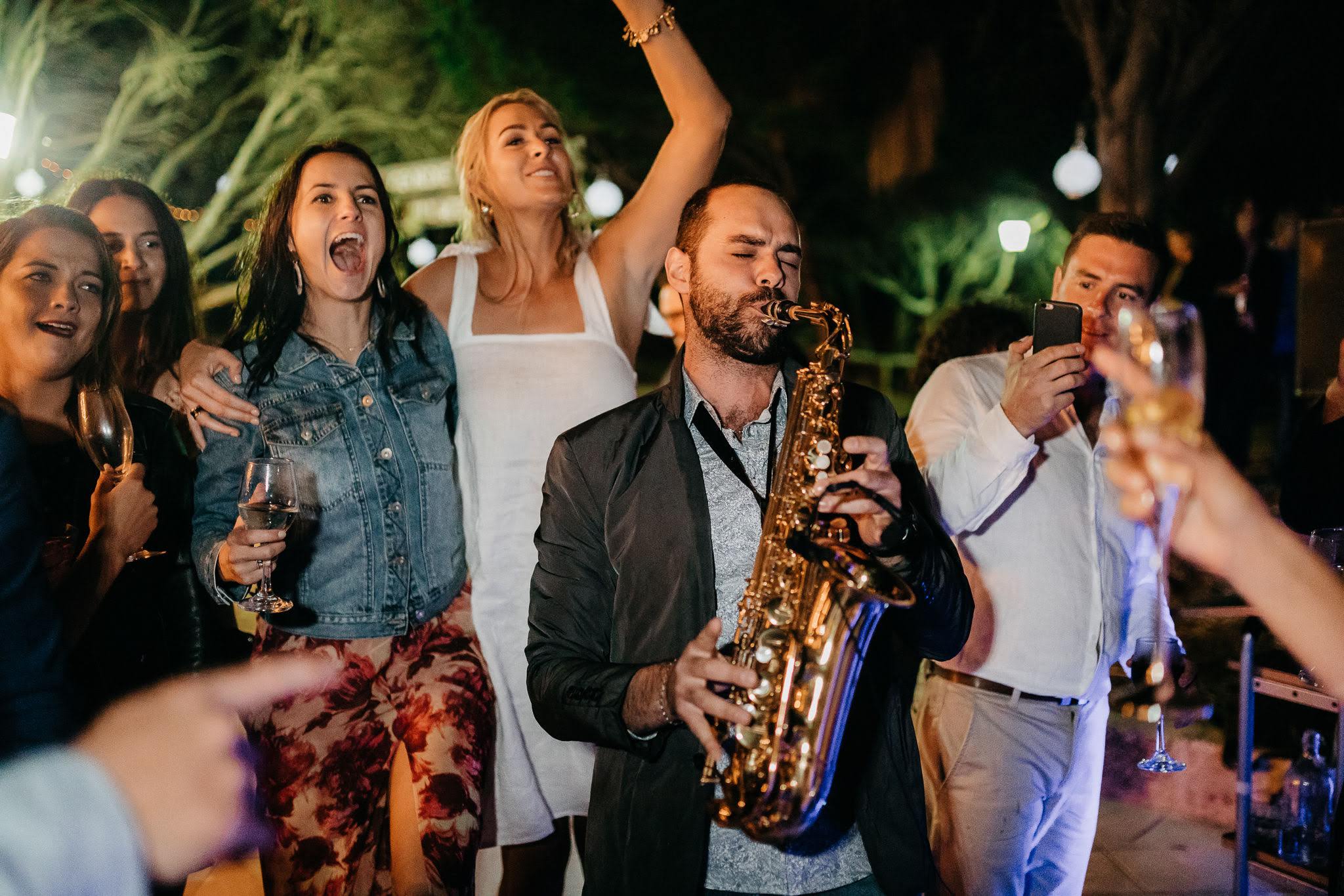 Simone Monaco, saxophone player in Perth