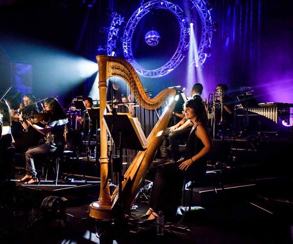 Loni Fitzpatrick, harp player in Port Douglas, photo 3