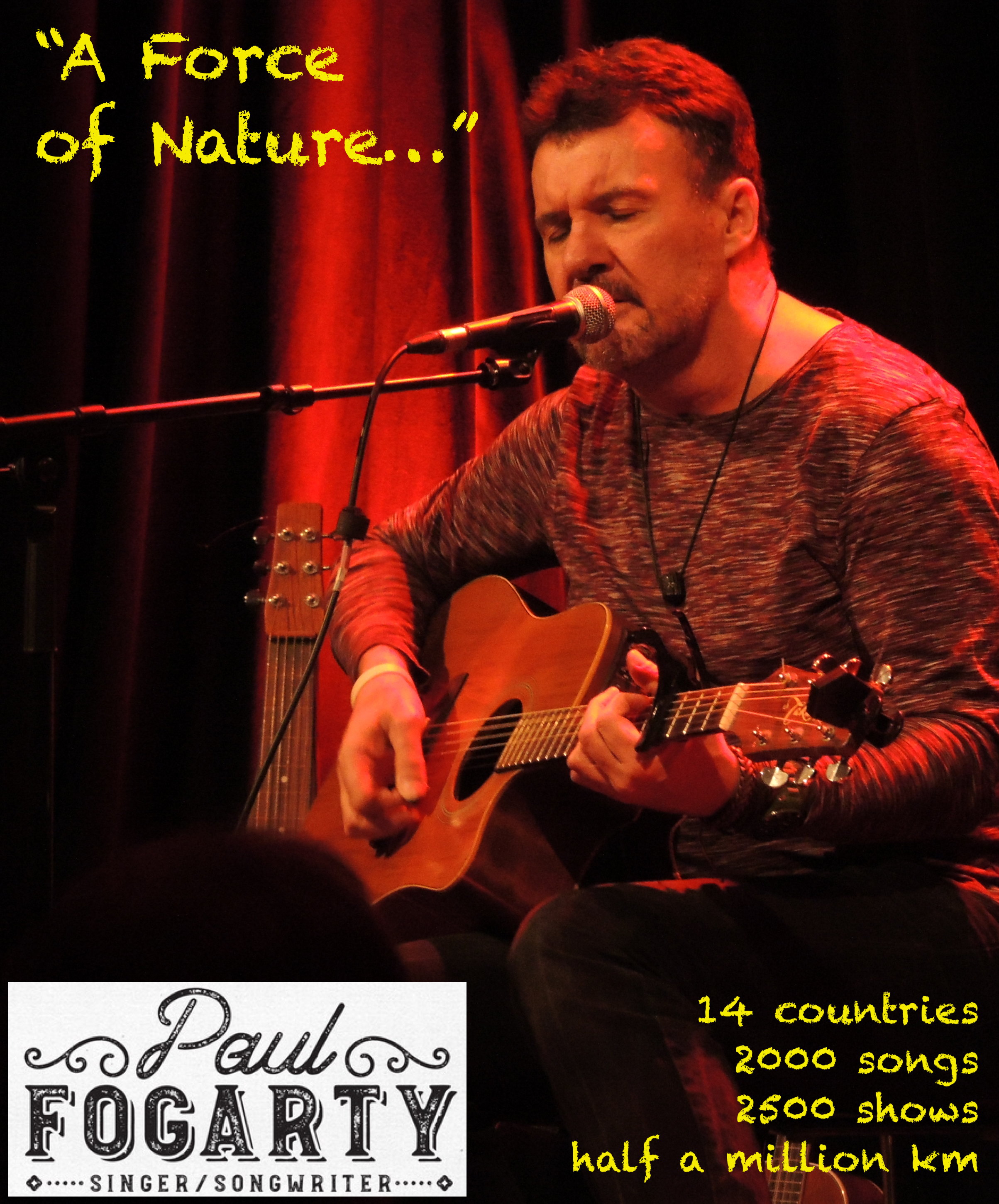 Paul Fogarty - The Wonder From Down Under, singer-songwriter in Sunshine Coast, photo 2