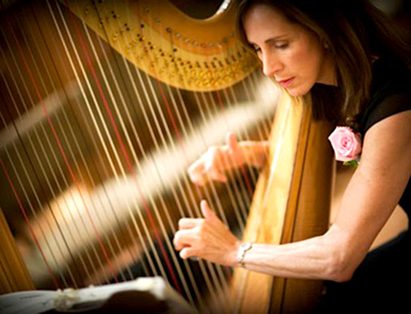 Sydney Harpist Eva, harp player in Sydney, photo 2