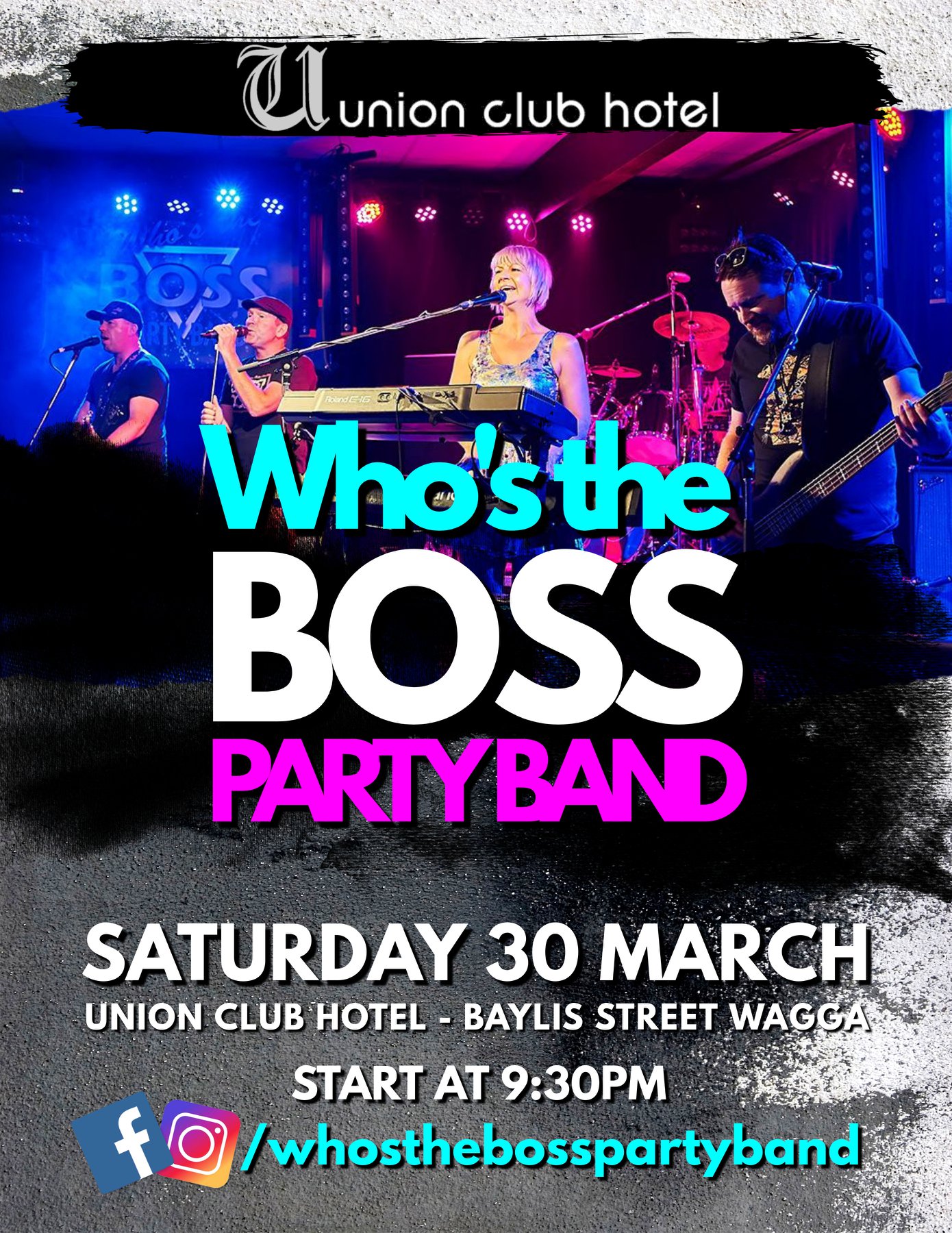 Who's the BOSS, cover band in Wagga Wagga
