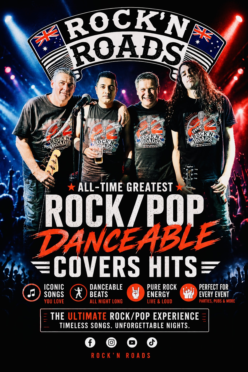 Rock'n Roads, cover band in Wollongong, photo 2