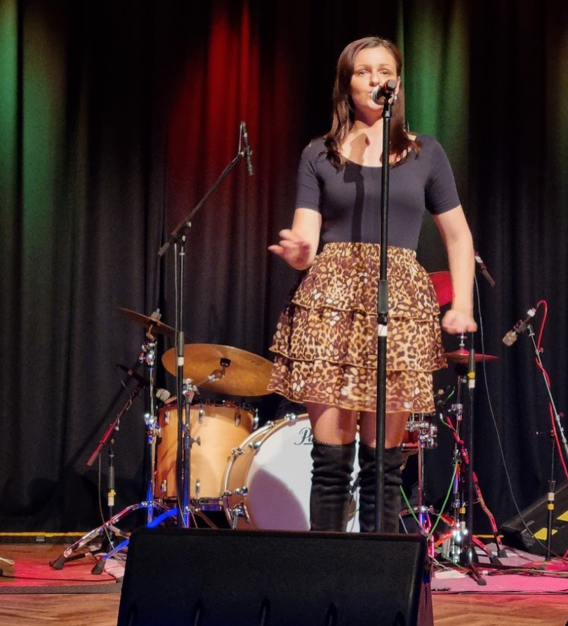 Simone Habib, singer in Wollongong